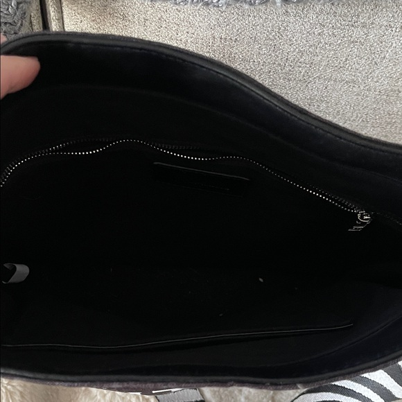 Vintage Havana Zebra Strap Black and White Bag - Picture 4 of 6